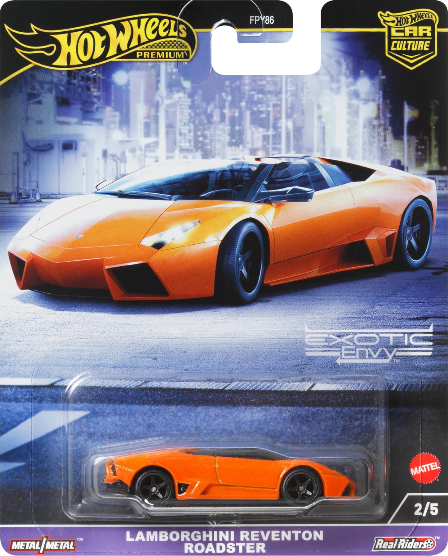 Hot Wheels Premium Car Culture Circuit Legends: Lamborghini Reventon Roadster 1:64 Die-Cast