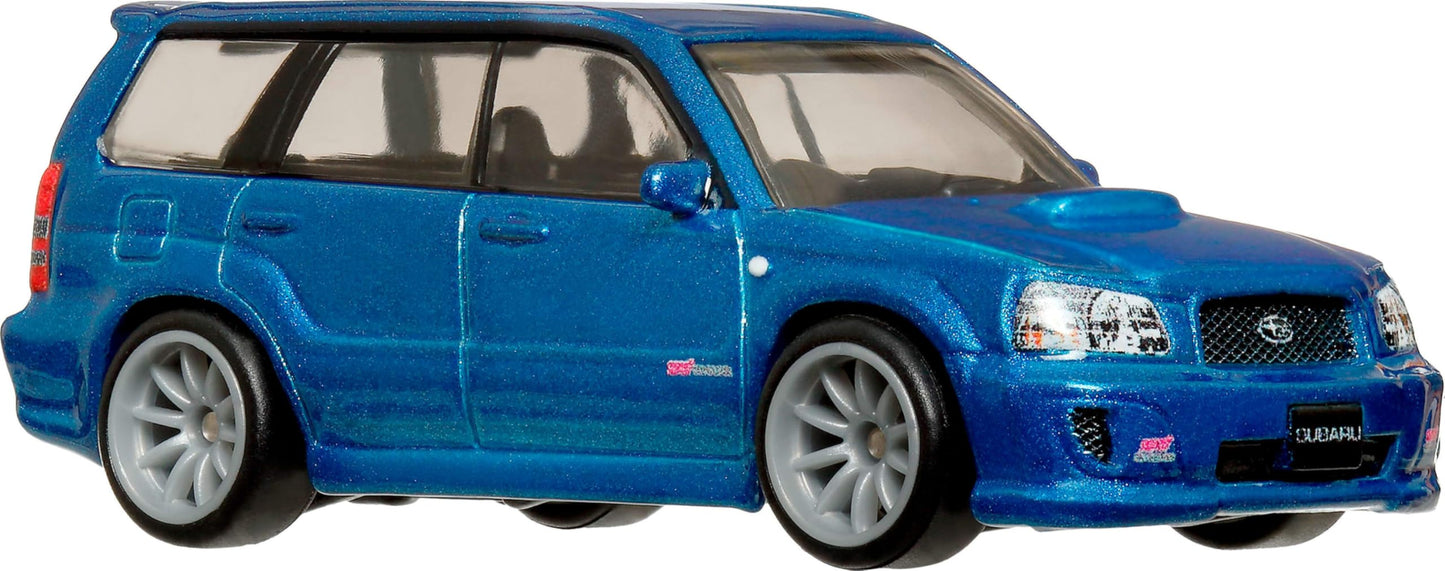 Hot Wheels Premium Car Culture Subaru Forester STI 1:64 Die-Cast with Real Riders