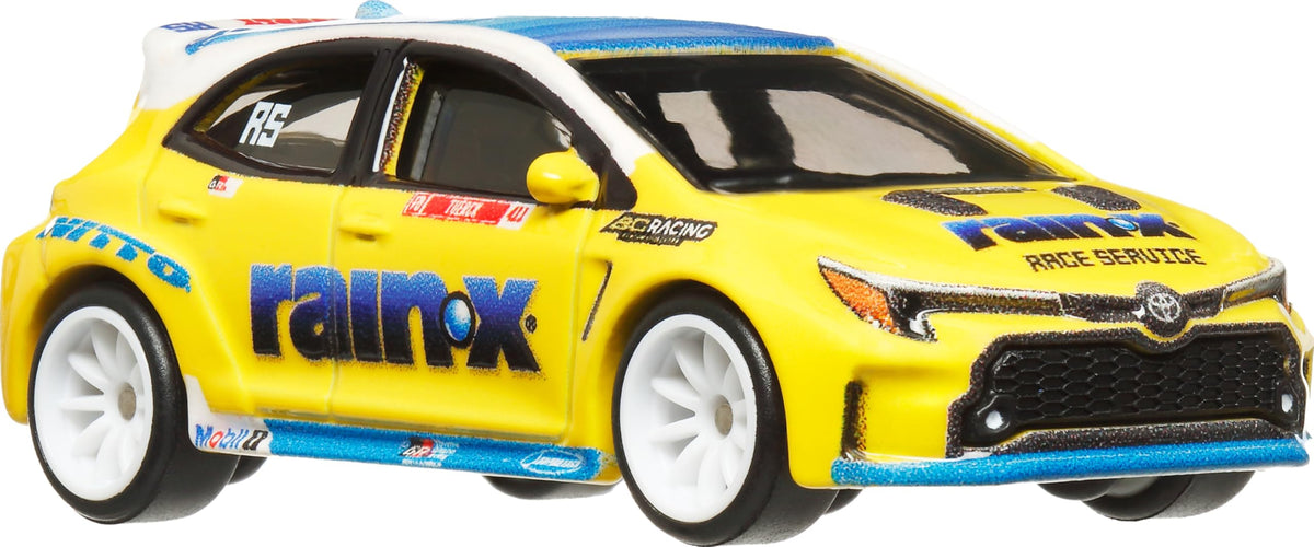 Hot Wheels Premium Car Culture 1:64 Toyota Corolla GR – Real Riders Tires & Metal/Metal Chassis