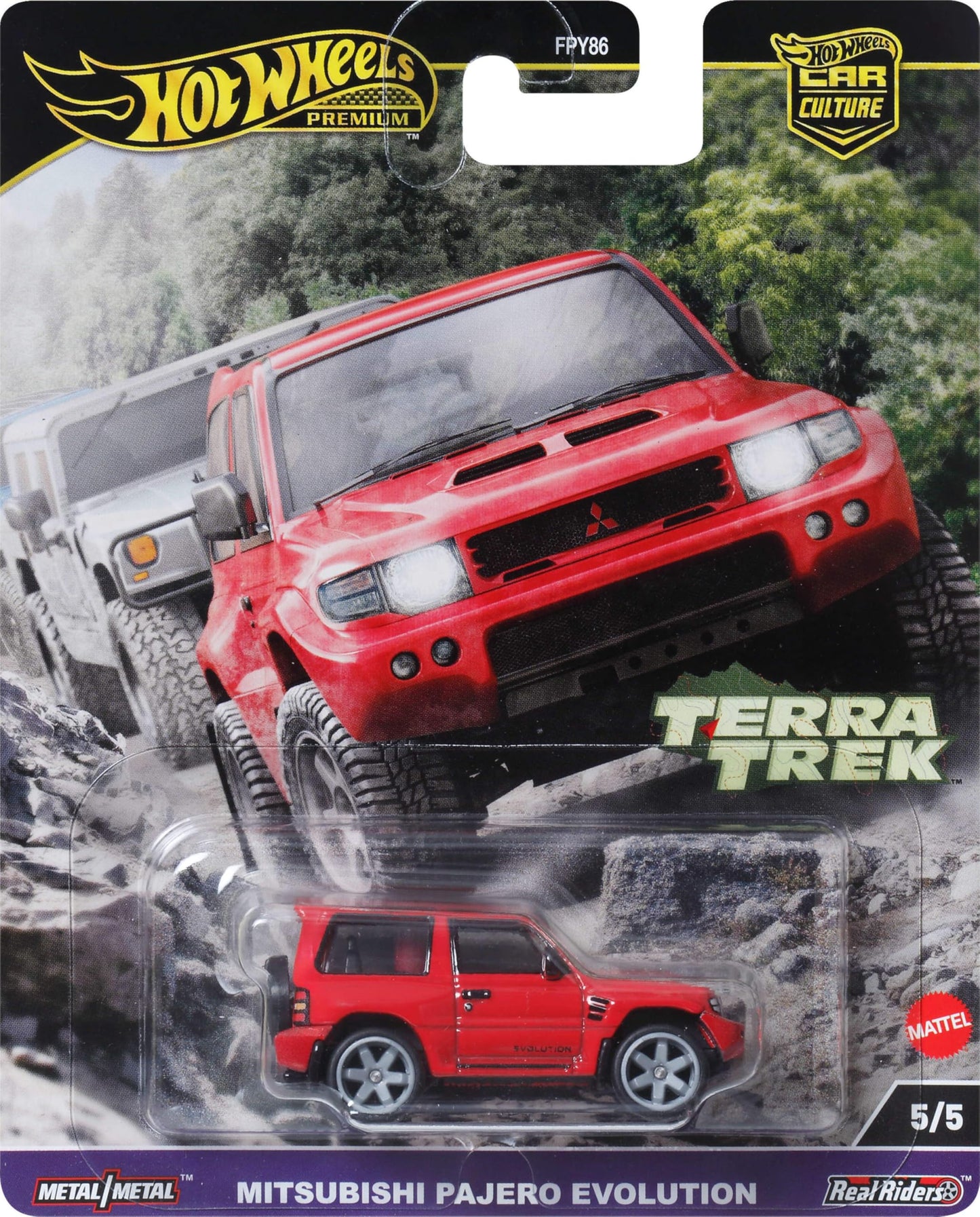 Hot Wheels Premium Car Culture Mitsubishi Pajero Evolution Terra Trek 1:64 Die-Cast