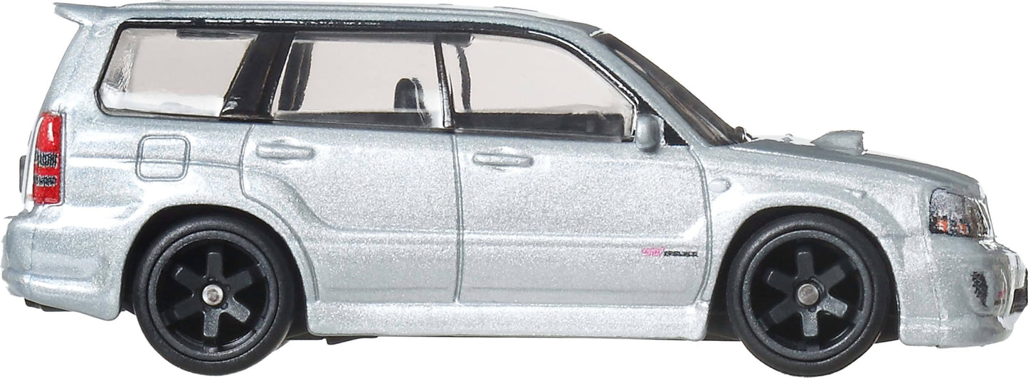 Hot Wheels Premium Car Culture Subaru Forester STI Ronin Run 2 – 1:64 Die-Cast with Real Riders