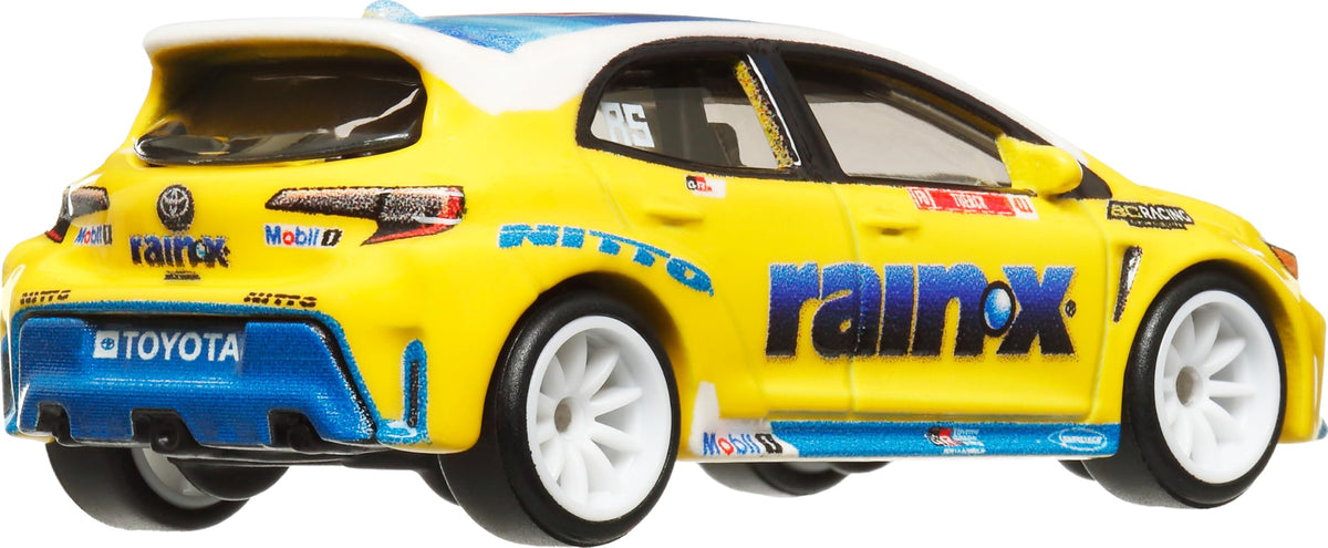 Hot Wheels Premium Car Culture 1:64 Toyota Corolla GR – Real Riders Tires & Metal/Metal Chassis