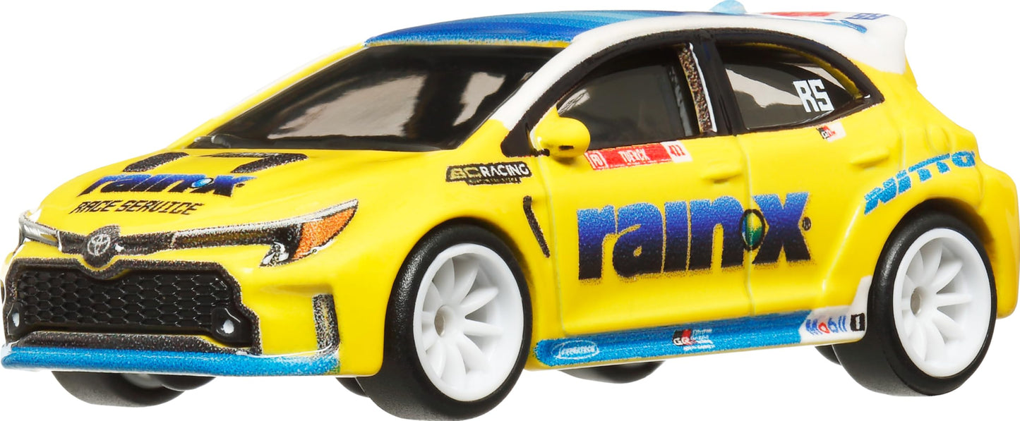 Hot Wheels Premium Car Culture 1:64 Toyota Corolla GR – Real Riders Tires & Metal/Metal Chassis