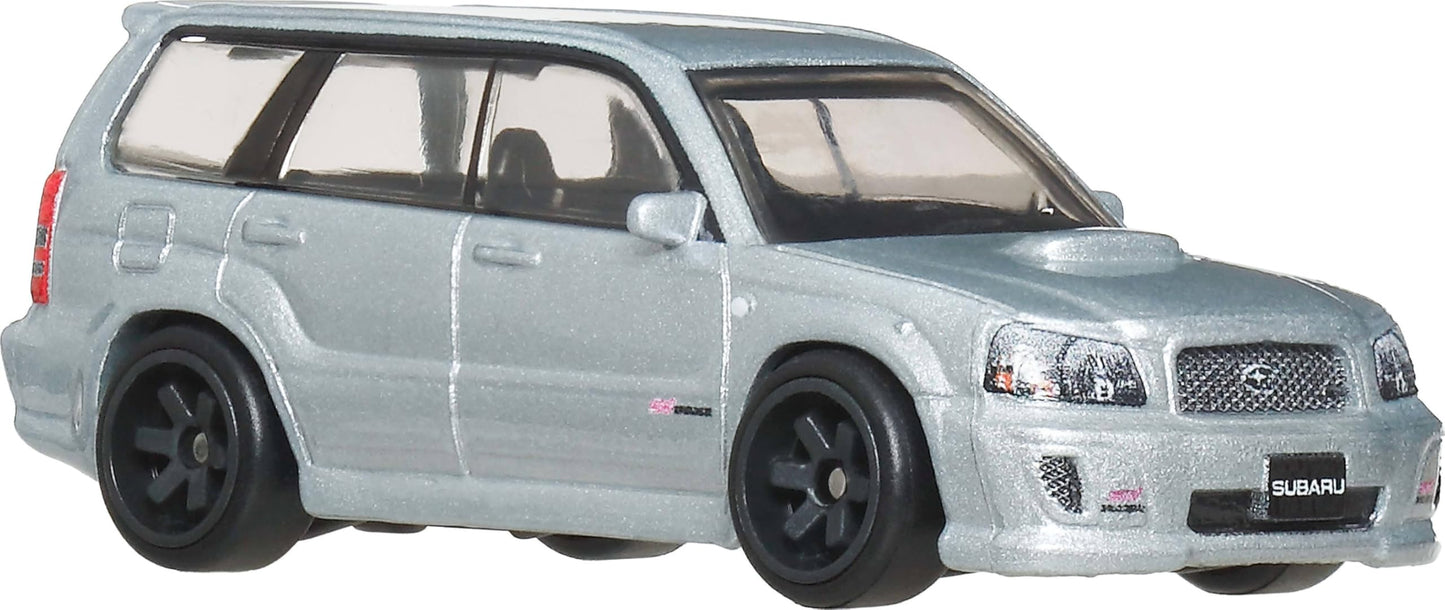 Hot Wheels Premium Car Culture Subaru Forester STI Ronin Run 2 – 1:64 Die-Cast with Real Riders