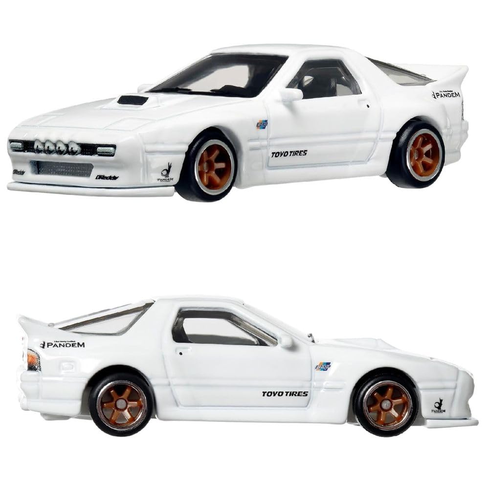 Hot Wheels Premium 2-Pack '04 Mazda Mazdaspeed Miata / Mazda RX-7 FC Pandem HRR75 | Car Culture