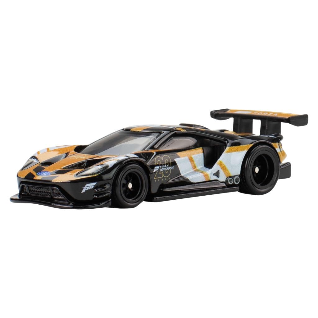 Hot Wheels Premium Pop Culture Forza 2016 Ford GT – 1:64 Die-Cast with Real Riders Tires