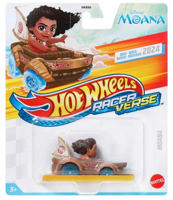 Hot Wheels Racer Verse Moana Die-Cast Car – Collectible 1:64 Scale