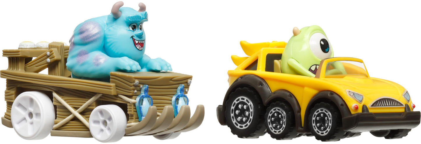 Hot Wheels RacerVerse 2-Pack Die-Cast Cars with Character Drivers – Optimized for RacerVerse Track (Styles May Vary)