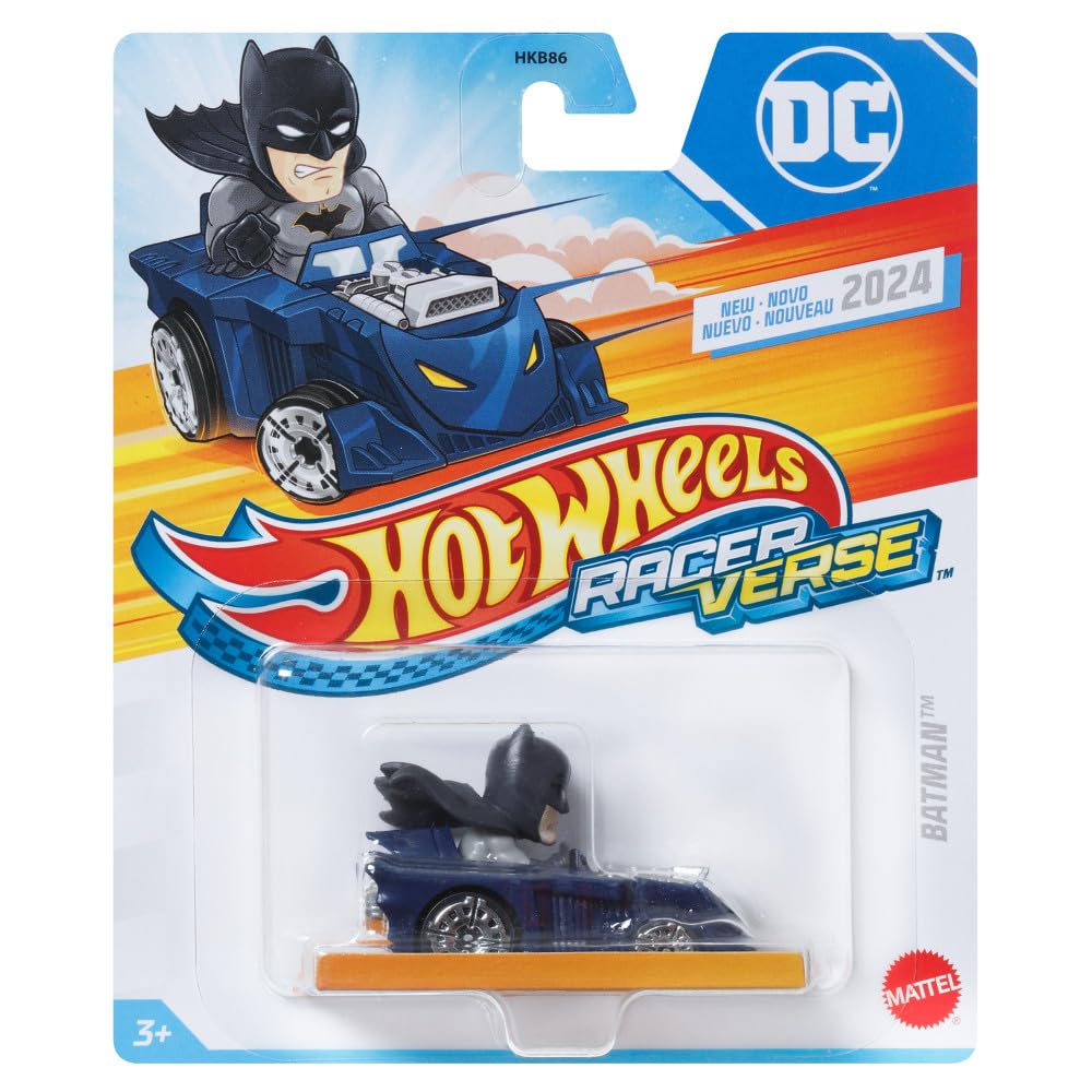 Hot Wheels RacerVerse Batman Batmobile 1:64 Die-Cast Vehicle – Black