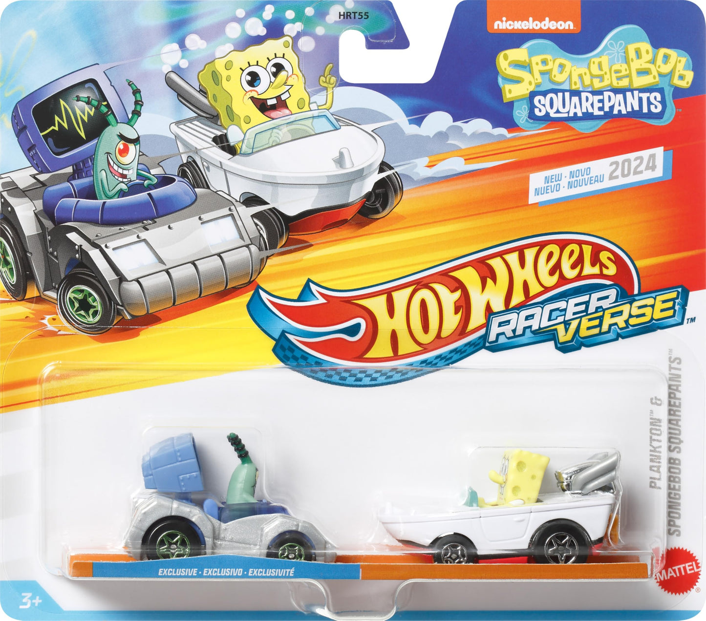 Hot Wheels RacerVerse 2-Pack Die-Cast Cars with Character Drivers – Track-Optimized