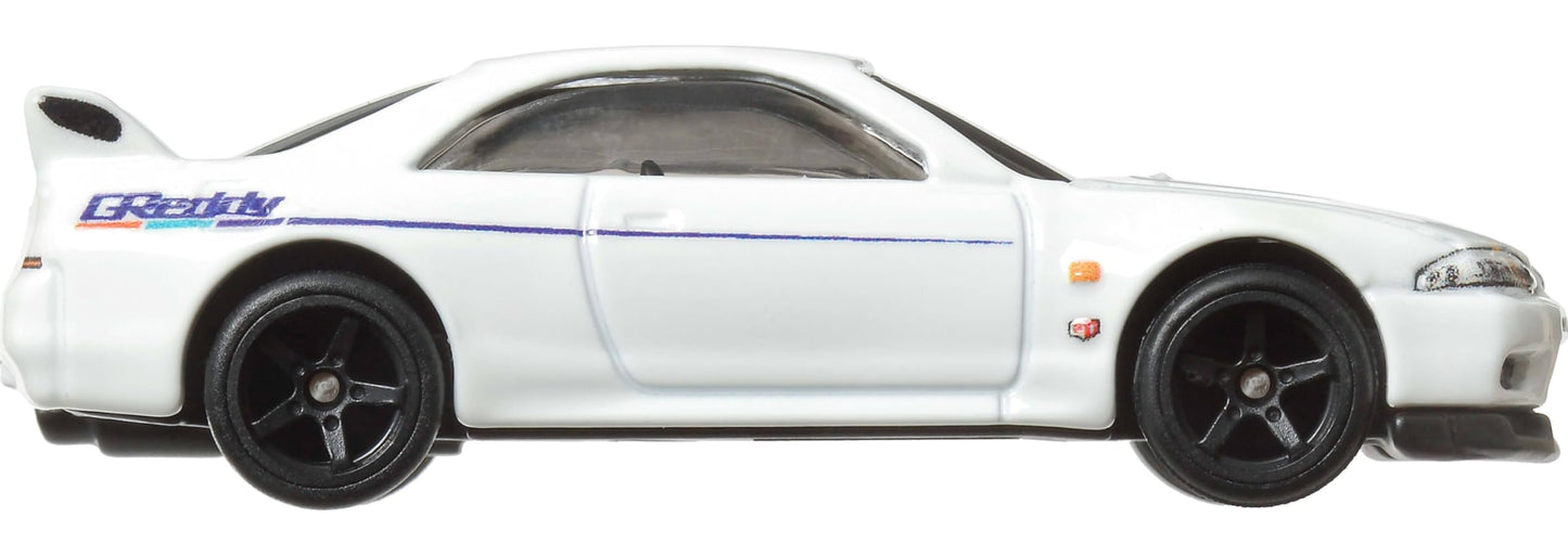 Hot Wheels Premium Car Culture Nissan Skyline R-33 1:64 Die-Cast with Real Riders