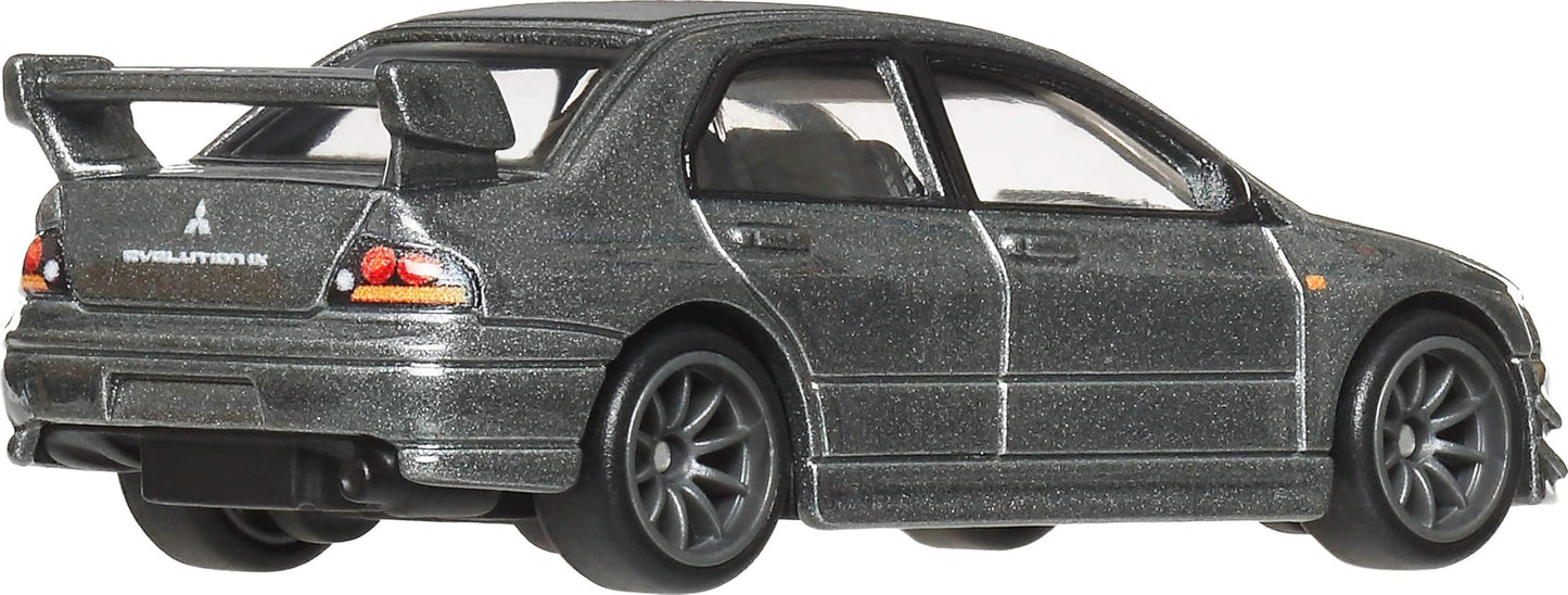 Hot Wheels Premium Car Culture Mitsubishi Lancer Evolution IX Ronin Run 2 - 1:64 Die-Cast with Real Riders Tires