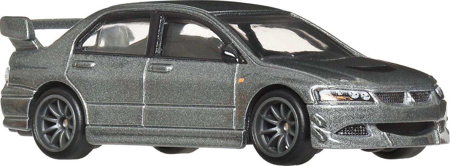 Hot Wheels Premium Car Culture Mitsubishi Lancer Evolution IX Ronin Run 2 - 1:64 Die-Cast with Real Riders Tires