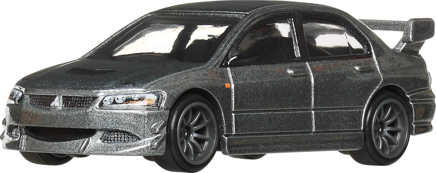 Hot Wheels Premium Car Culture Mitsubishi Lancer Evolution IX Ronin Run 2 - 1:64 Die-Cast with Real Riders Tires