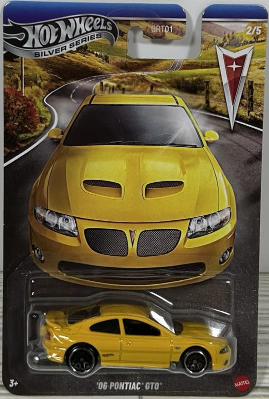 Hot Wheels Silver Series 06 Pontiac GTO - Yellow 1:64 Diecast (2/5)