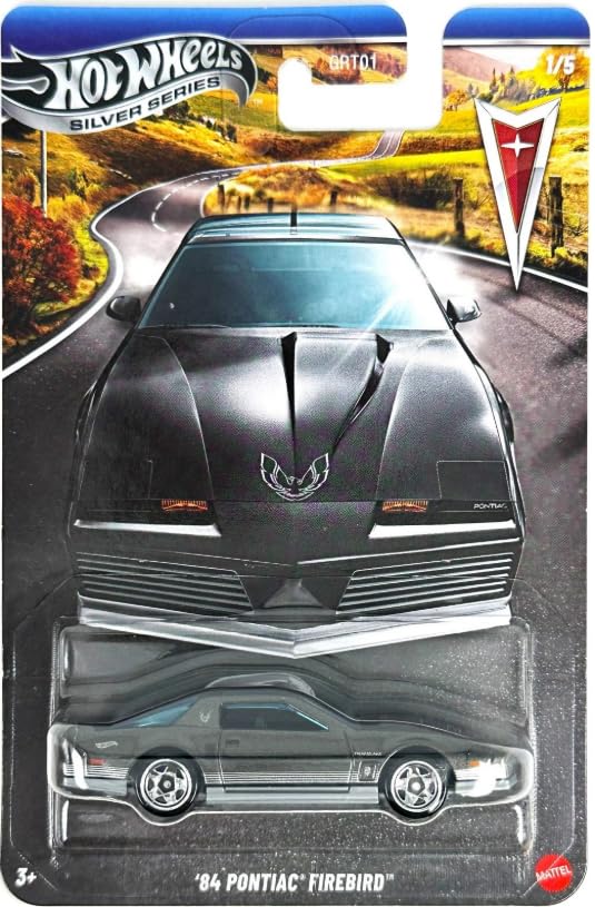 Hot Wheels Silver Series 84 Pontiac Firebird Black 1:64 Diecast – Collector Toy Car