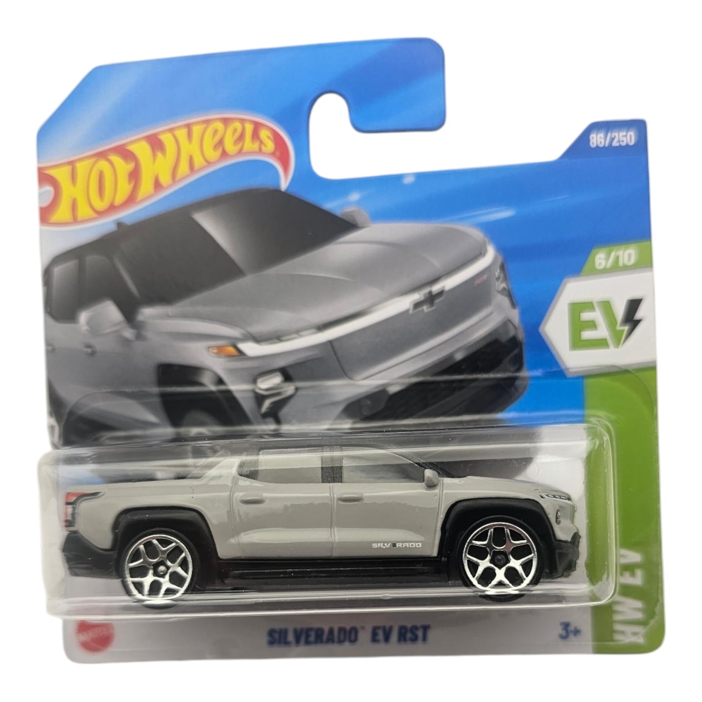 Hot Wheels Silverado EV RST Diecast Car 1:64 – HW EV Series
