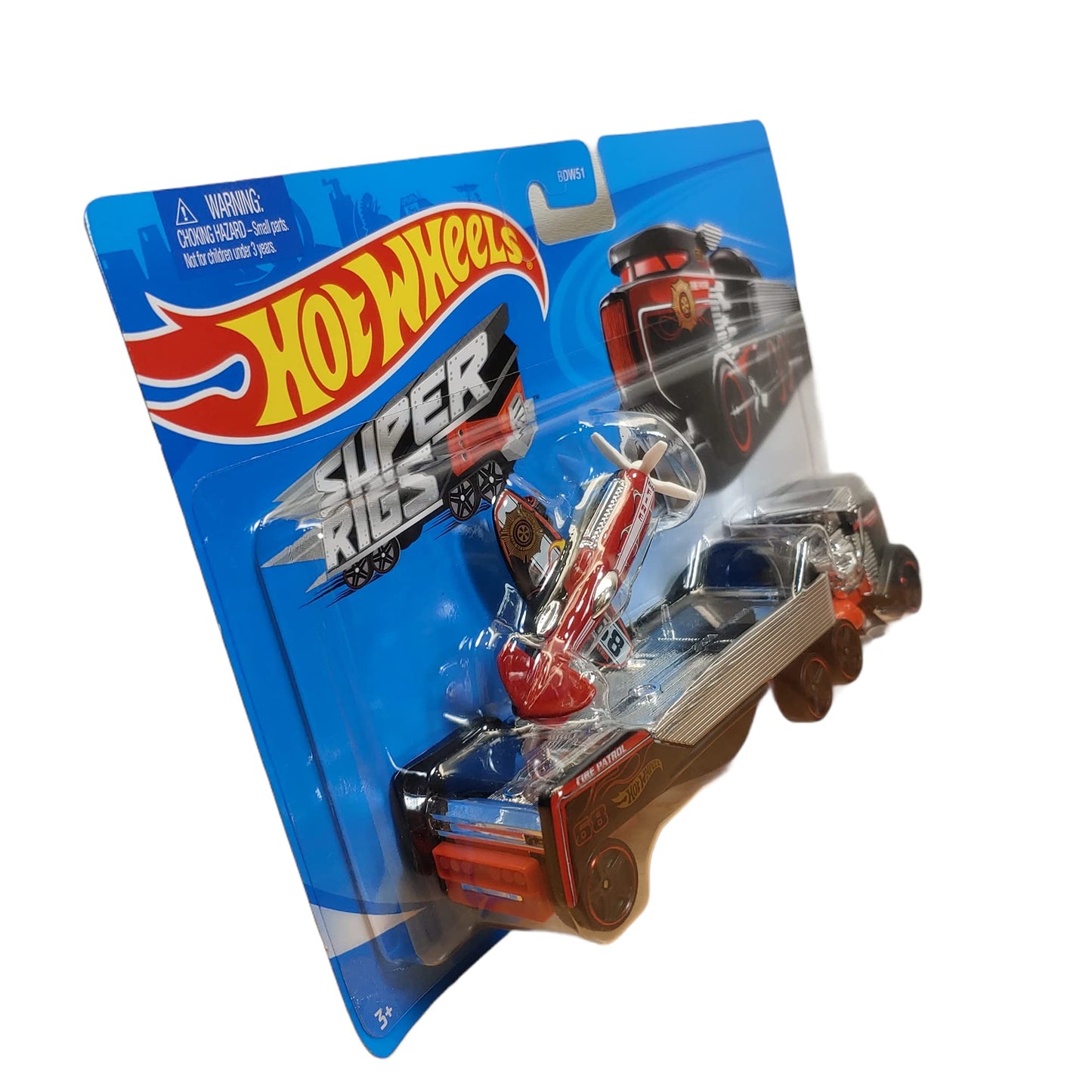 Hot Wheels Super Rigs Sky Show Rig – Diecast Car with Detachable Trailer and Airplane