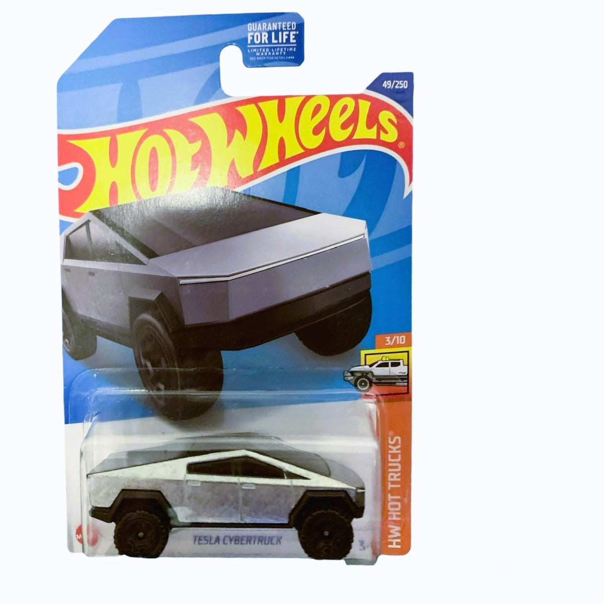 Hot Wheels 2022 HW Hot Trucks Tesla Cybertruck 49/250 – Die-Cast Toy Car