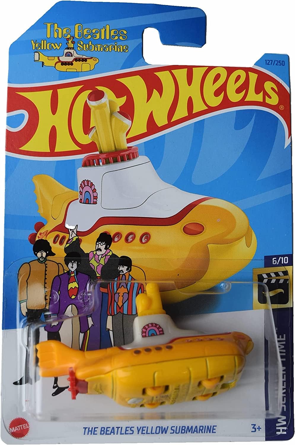 Hot Wheels The Beatles Yellow Submarine – HW Screen Time 6/10 | 1:64 Die-Cast