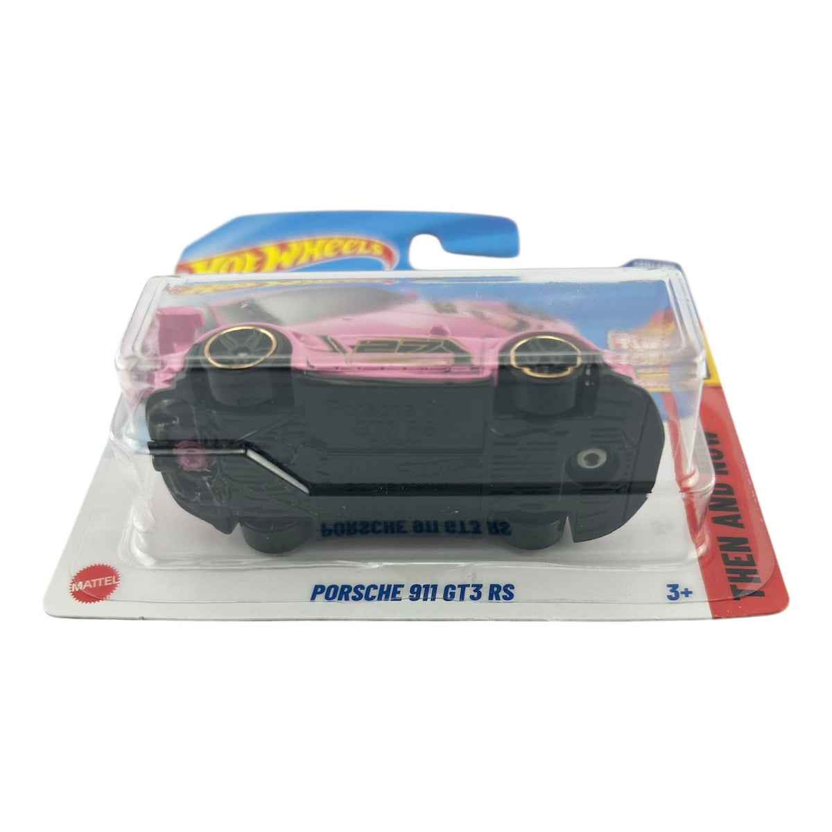 Hot Wheels Porsche 911 GT3 RS Pink Die-Cast – Then and Now Collection (1:64)