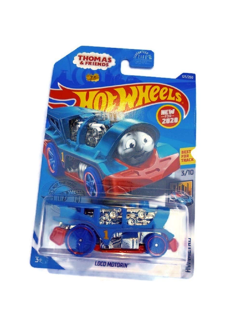 Hot Wheels 2020 Thomas & Friends Loco Motorin' Blue 125/250 - Collectible Train Toy
