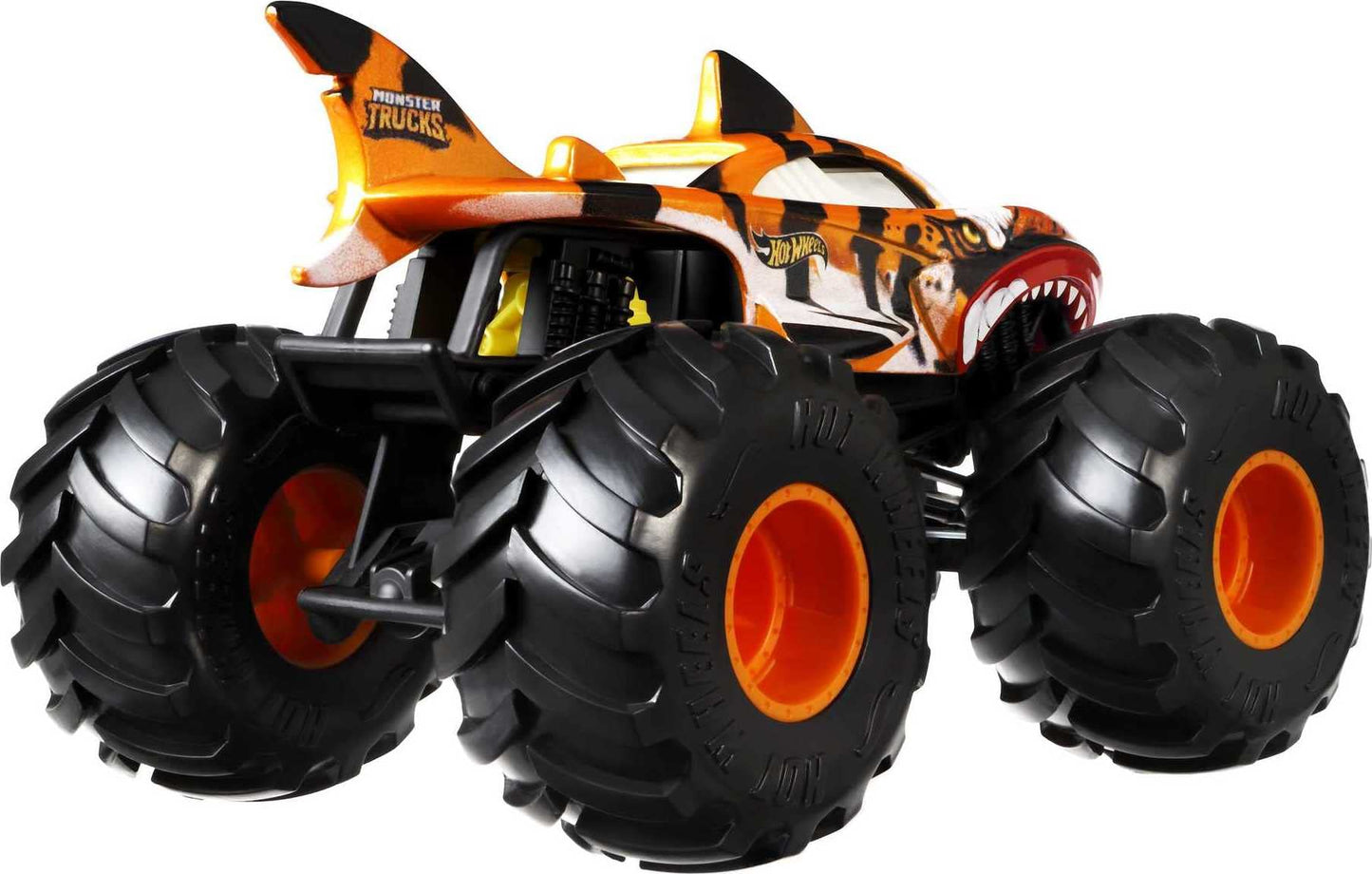 Hot Wheels 1:24 Tiger Shark Monster Truck – Oversized Die-Cast Vehicle