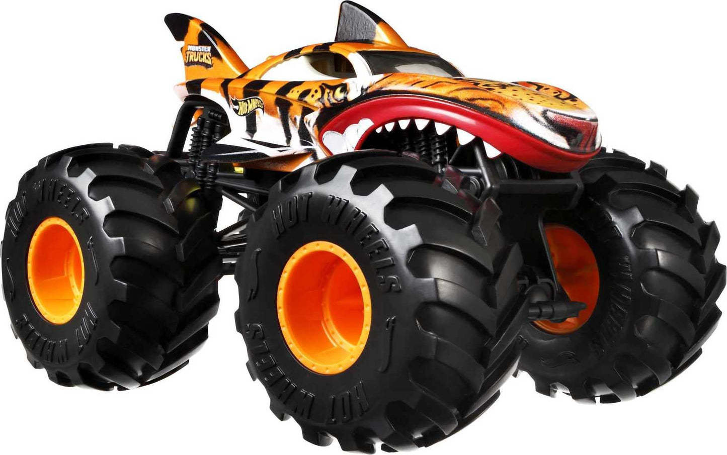 Hot Wheels 1:24 Tiger Shark Monster Truck – Oversized Die-Cast Vehicle