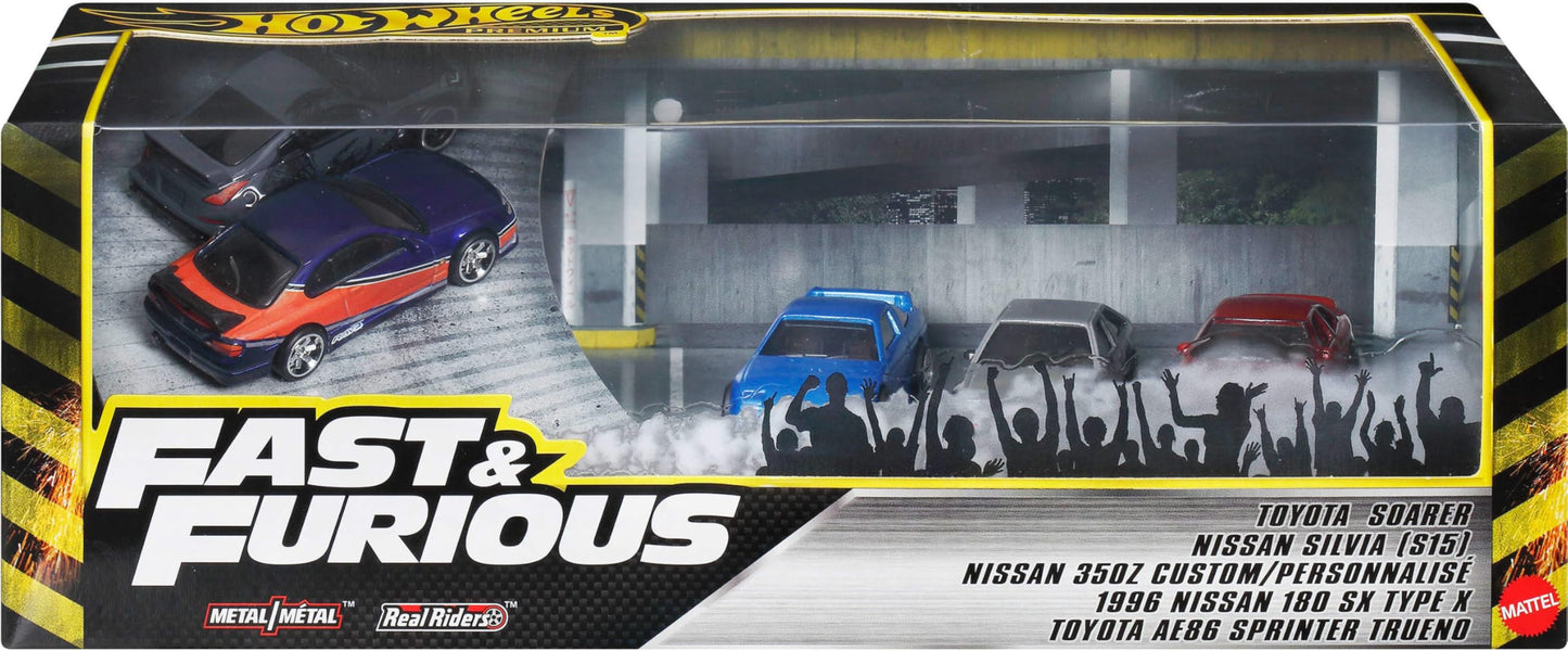 Hot Wheels Premium Fast & Furious Tokyo Drift 5-Pack - 1:64 Die-Cast Cars