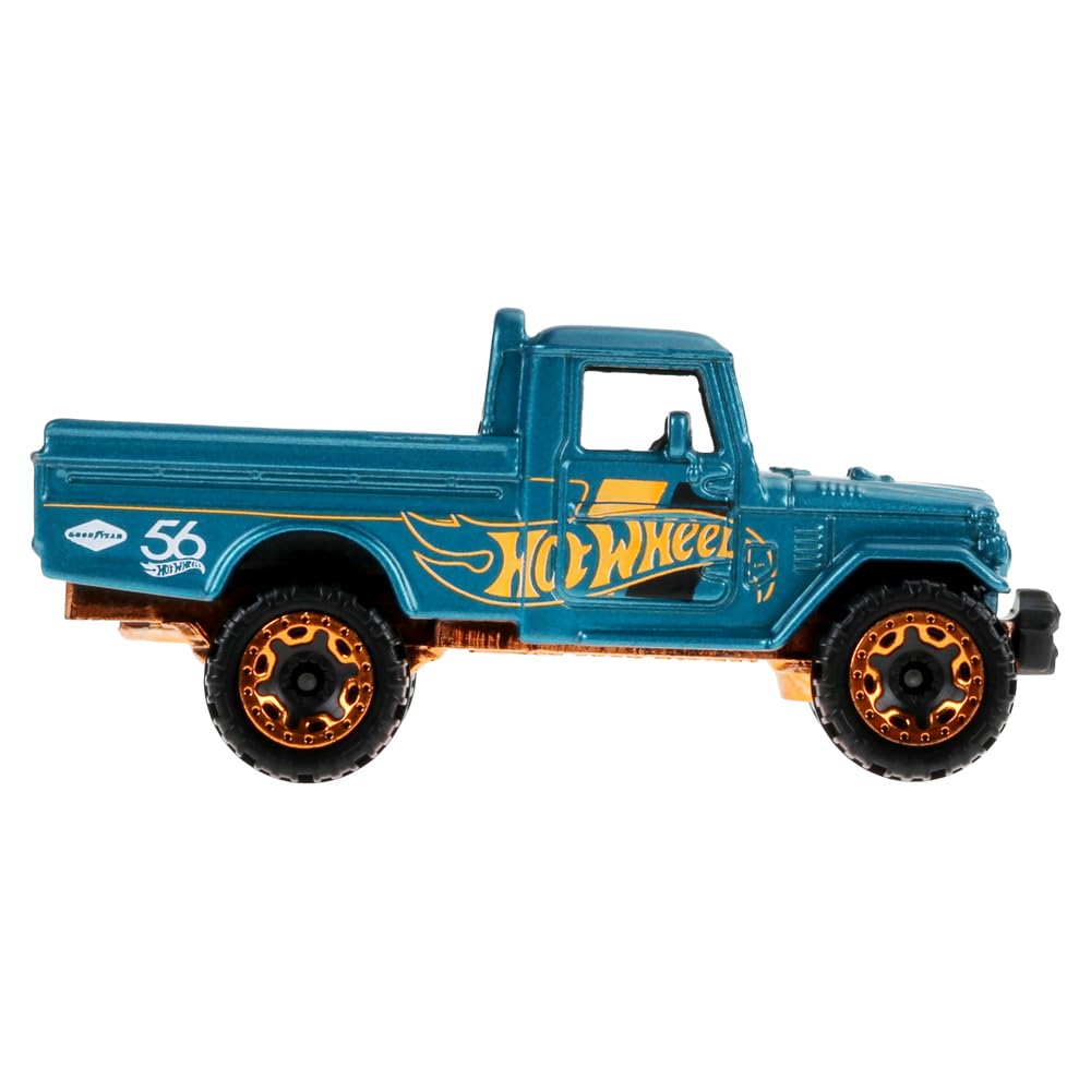 Hot Wheels Toyota Land Cruiser Die-Cast – Teal & Gold (HDH54-2/6)