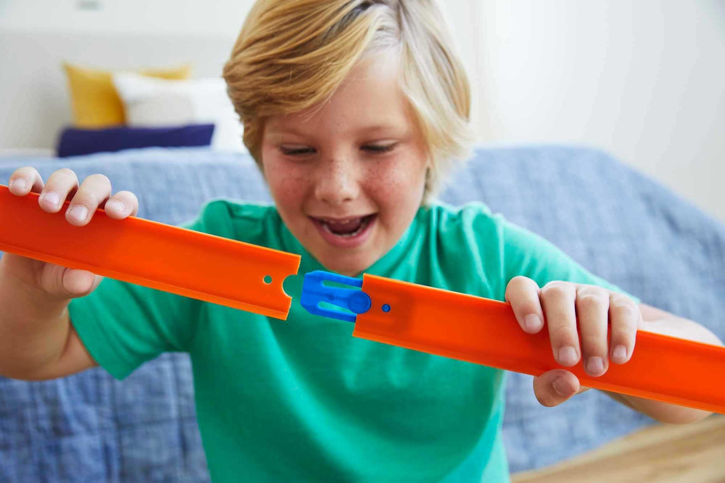 Hot Wheels TB Straight Track Orange – Track Builder Unlimited