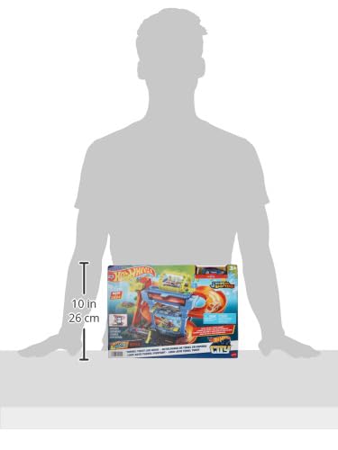 Hot Wheels Tunl Twist Car Wash 18pc – Color-Shifting Playset