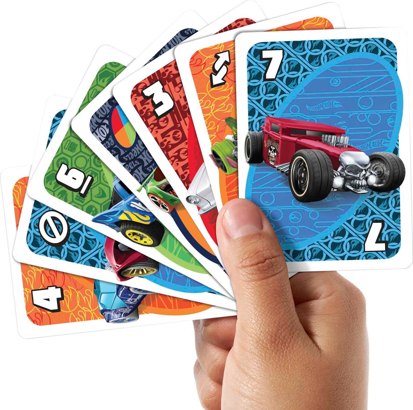 Hot Wheels UNO Matching Card Game - 112 Cards, Special Edition for Game Night