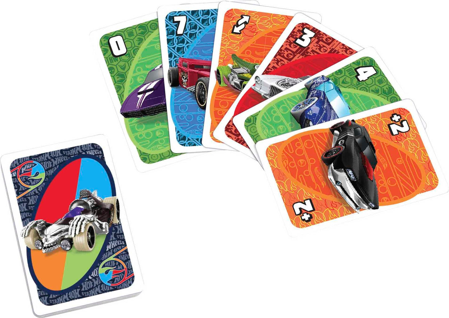 Hot Wheels UNO Matching Card Game - 112 Cards, Special Edition for Game Night