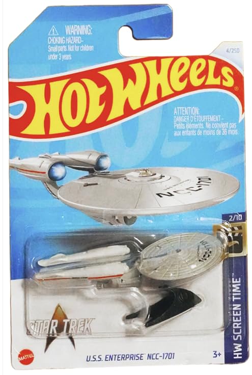 Hot Wheels U.S.S. Enterprise NCC-1701 – 1:64 Die-Cast Star Trek HW Screen Time 2/10