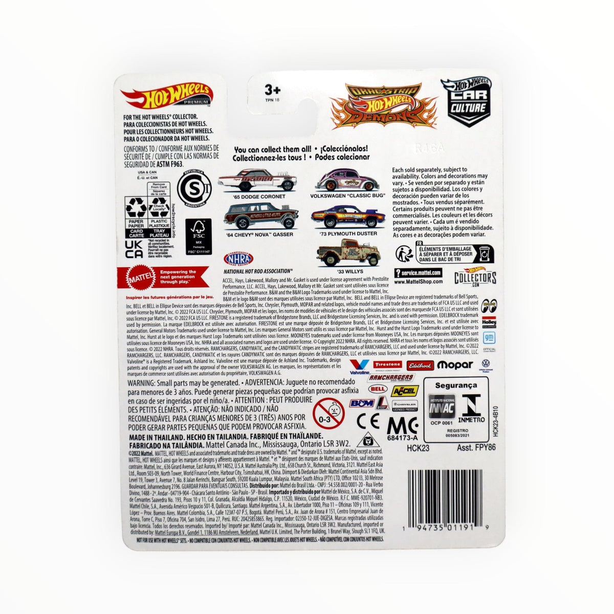 Hot Wheels Volkswagen Classic Bug – Car Culture 2/5 | Real Riders, Metal Body & Chassis