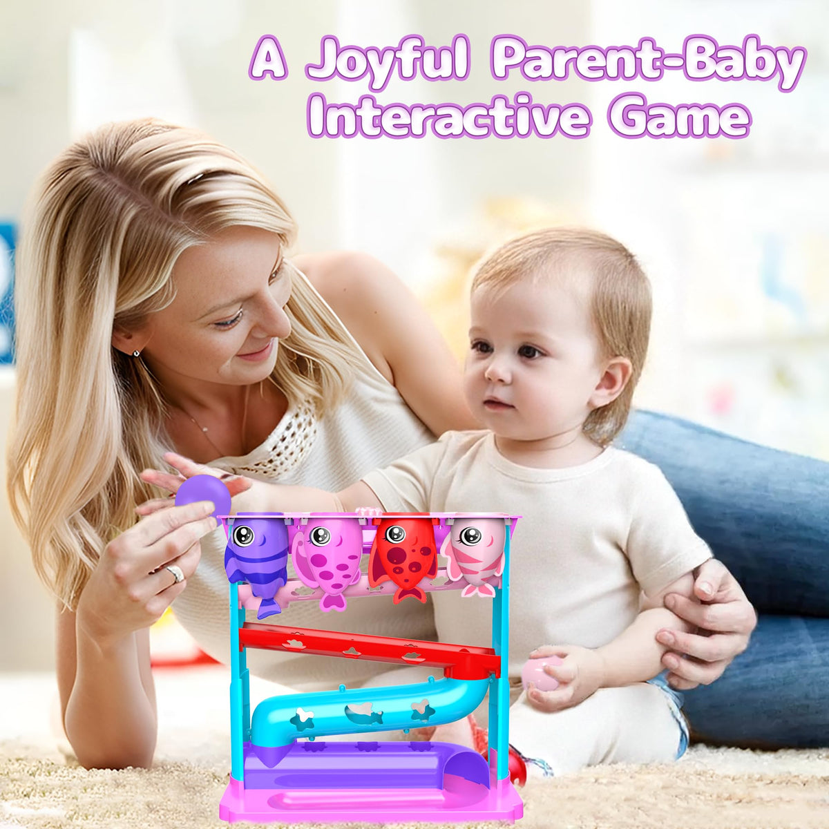 HOTHOM LENRAM Ball Drop Toy for Toddlers — Lights, Music & Water Spray