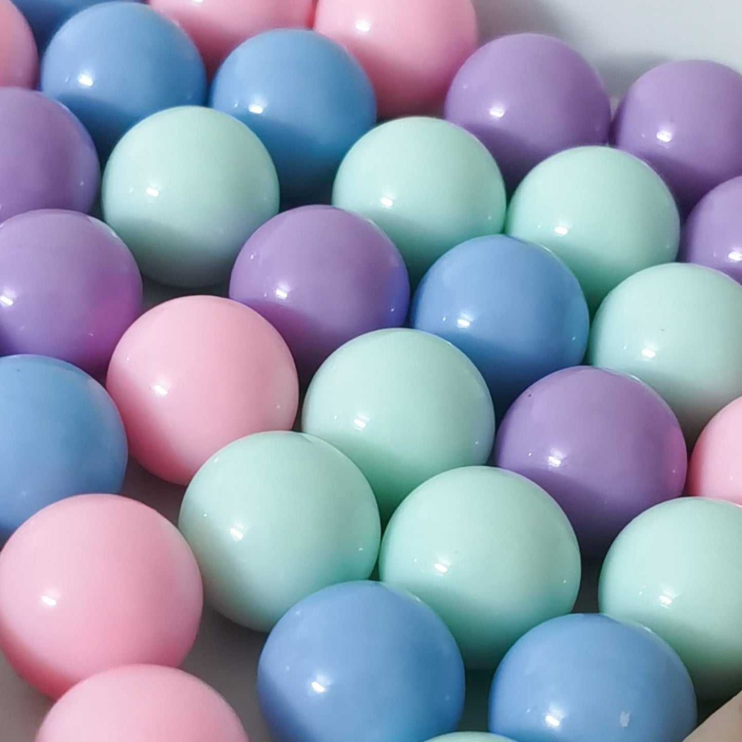 Hotusi 40Pcs Replacement Marbles for Hungry Hungry Hippos – 13.5mm Acrylic, Multicolor