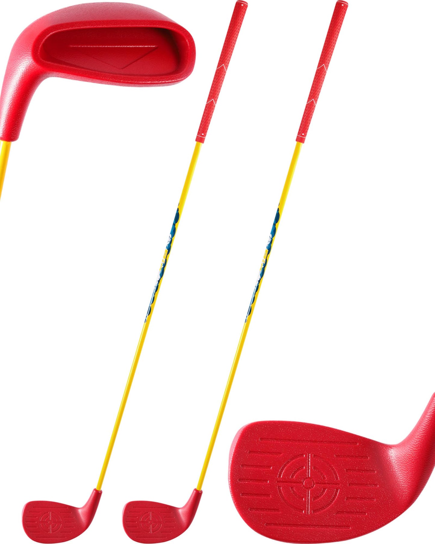 HOTWIND 2 Pack Backyard Golf Game Clubs – Oversized Heads and 36-Inch Carbon Shaft