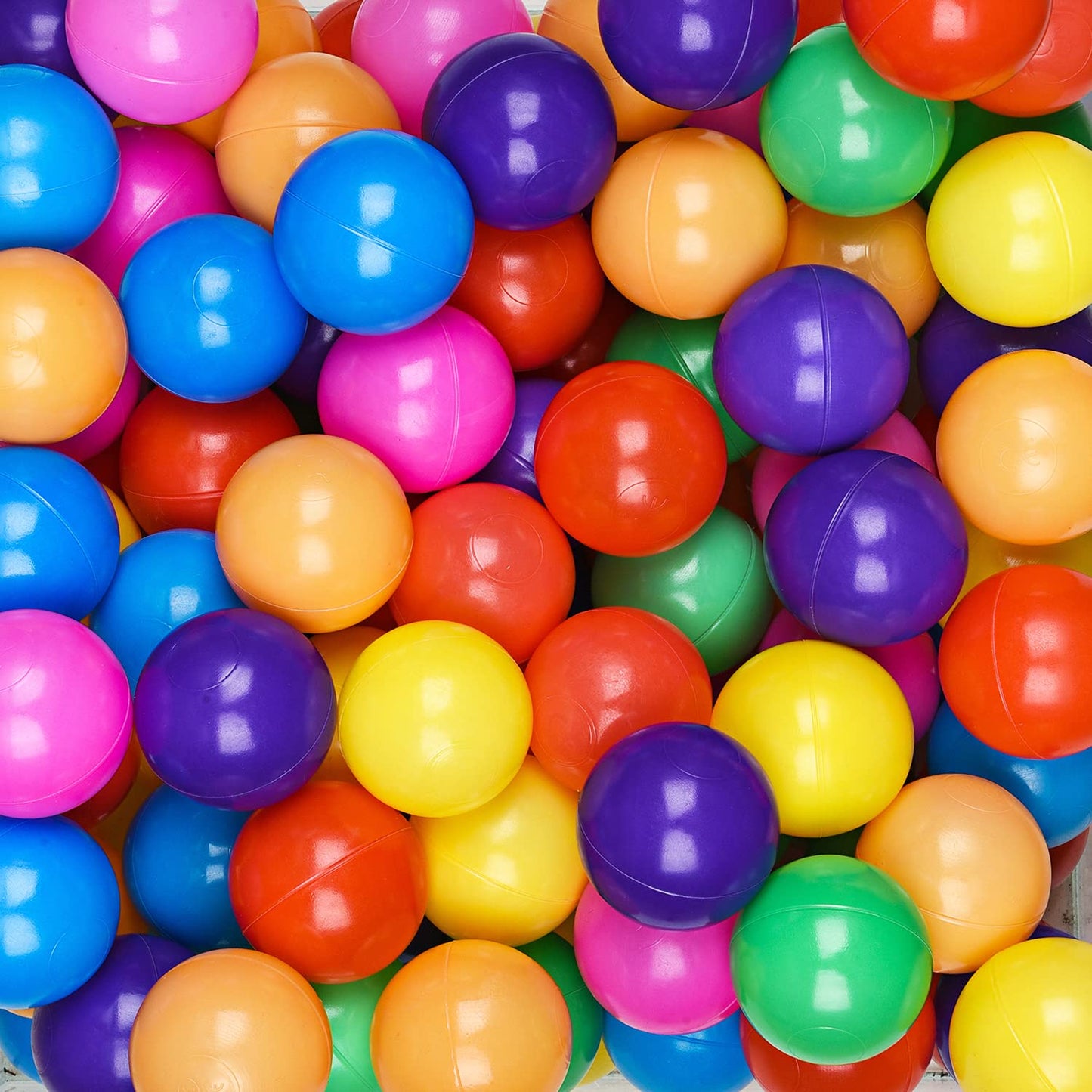 Hovenlay Ball Pit Balls — Phthalate Free, BPA Free, 7-Color Set with Storage Bag
