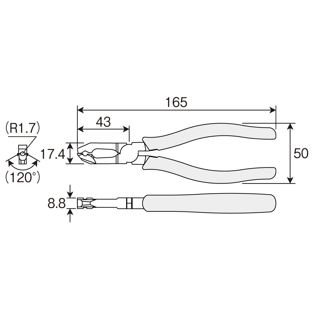 HOZAN P-221 Chain Pliers — Clip-Type Roller Chain Tool for Industrial Machines, Bicycles & Motorcycles