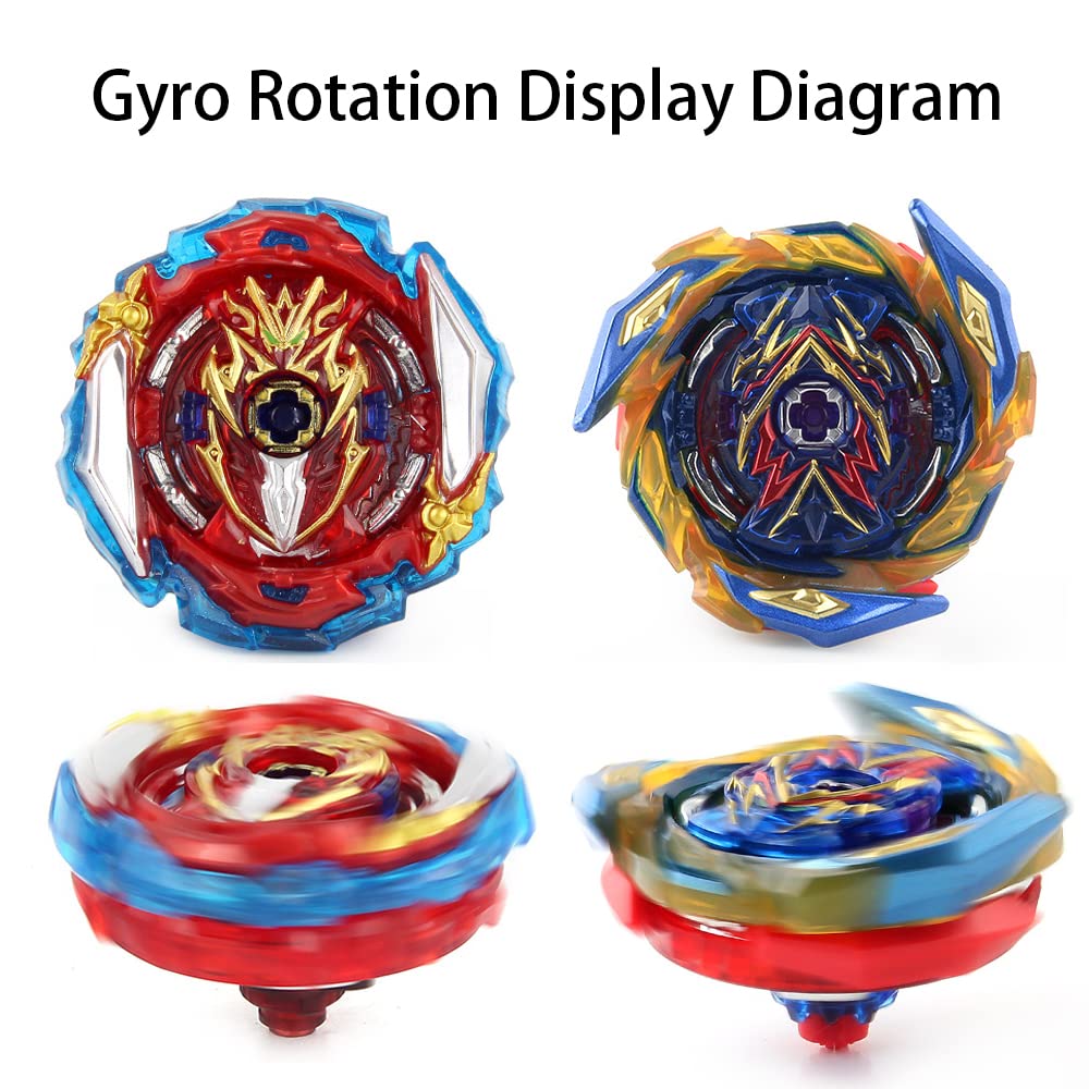 Hozuumo Gyro Battling Top Burst Toy Set with Launchers & Handle – Indoor Combat Game