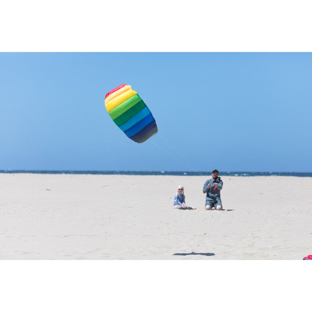 HQ Kites Symphony Beach III 1.3 Stunt Kite 51 Inch Dual-Line Rainbow – Outdoor Fun