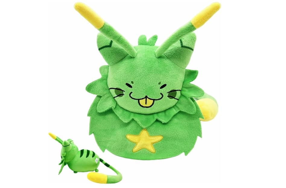 HQRYSH Gnarpy Plush – 8.6-Inch Green Alien Cat Plush Toy | Soft Collectible Gift