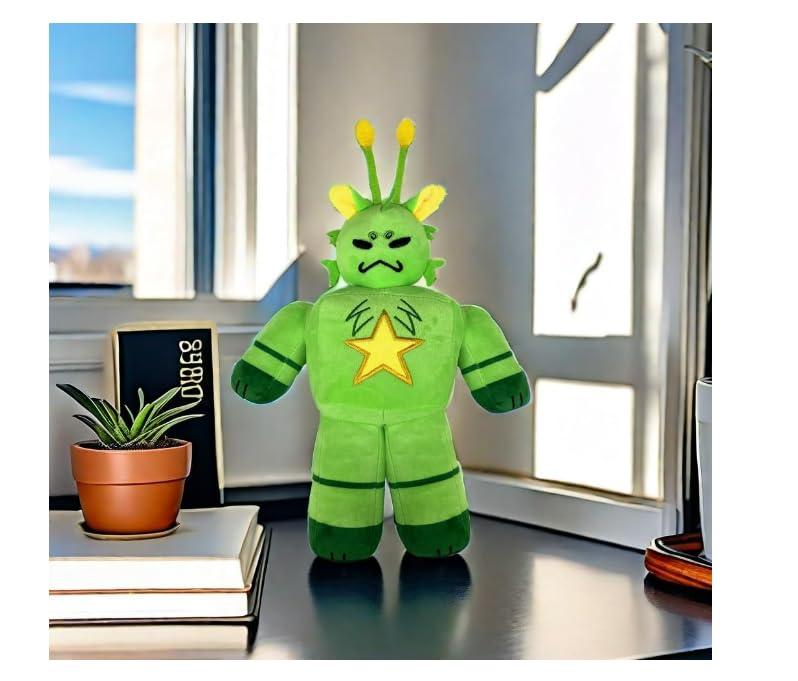 HQRYSH Gnarpy Plush - Regretavator Alien Cat Toy (Blue & Green)