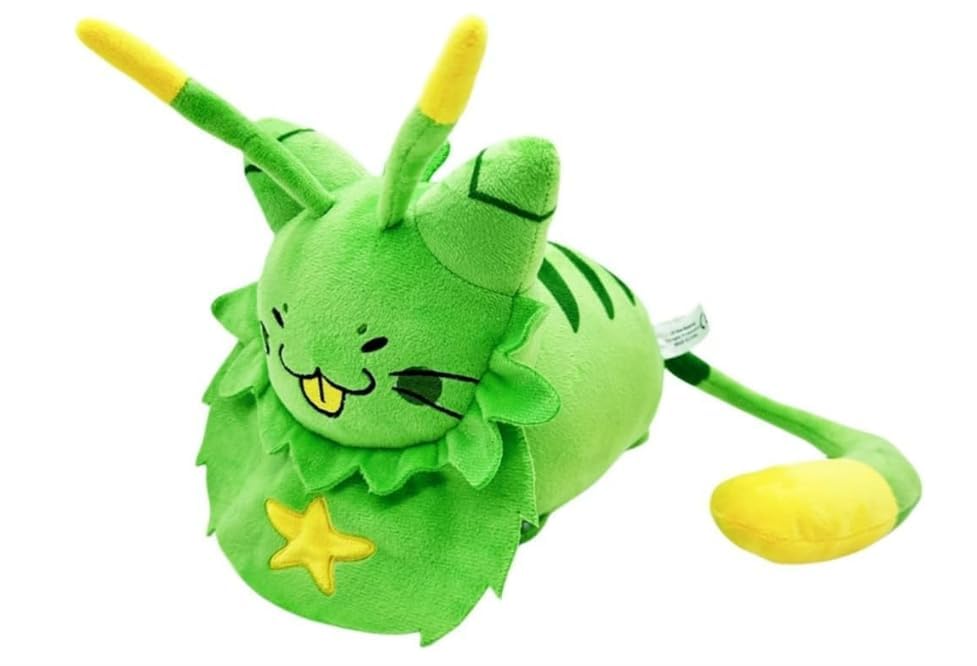 HQRYSH Gnarpy Plush – 8.6-Inch Green Alien Cat Plush Toy | Soft Collectible Gift