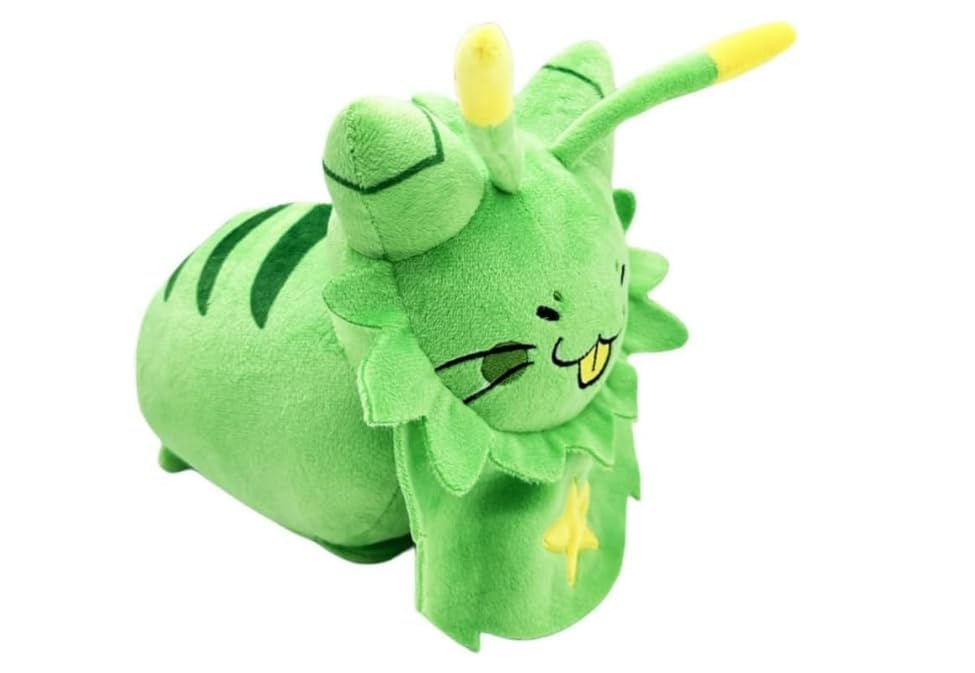 HQRYSH Gnarpy Plush – 8.6-Inch Green Alien Cat Plush Toy | Soft Collectible Gift