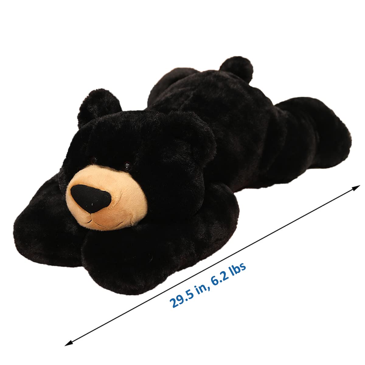 Hronsa Weighted Bear Plush Pillow – 29.5in, 6.2lb Weighted Stuffed Animal for Adults & Kids