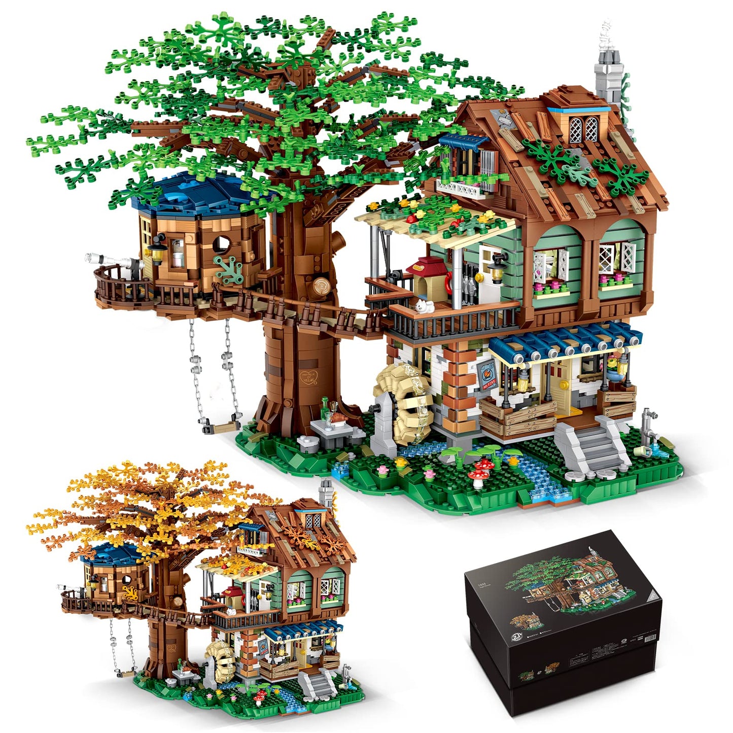 HSANHE Idea Tree House Bricks Set – 4761-Piece Tree House for Adults 14+