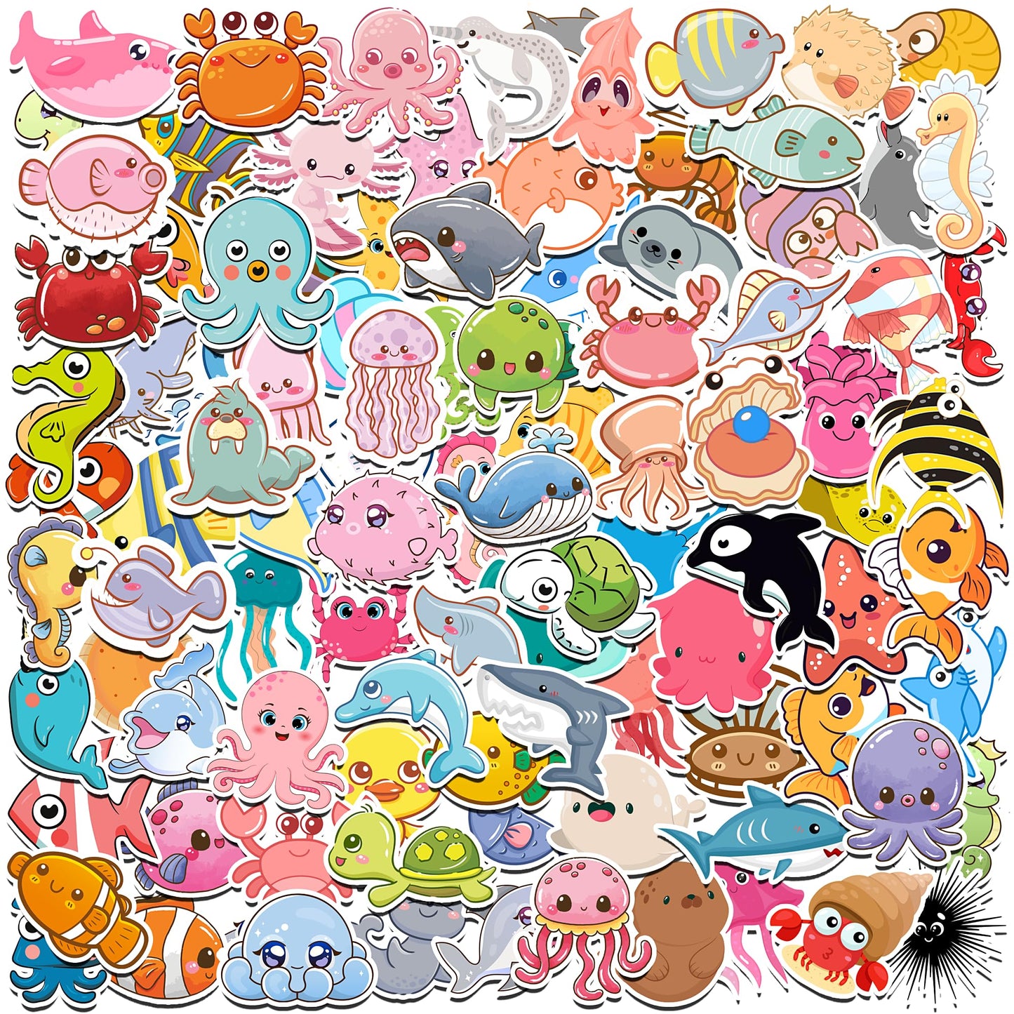 HSHFAMIIY 100 Pcs Water Bottle Stickers for Kids – Party Favors & Arts & Crafts